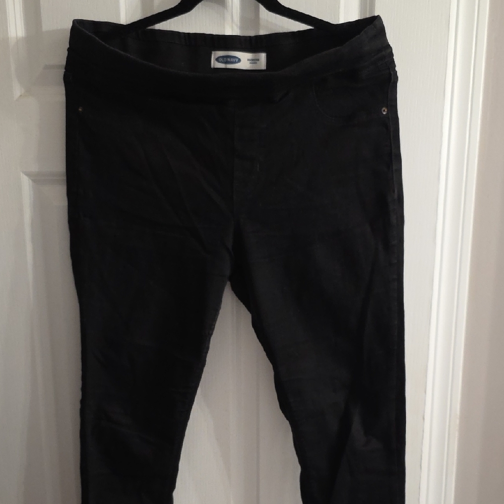 Old Navy Black Rockstar Jeggings